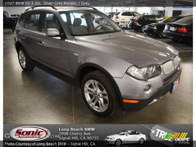 2007 BMW X3 3.0si in Silver Grey Metallic