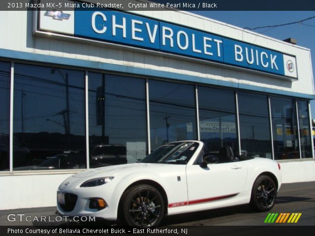 2013 Mazda MX-5 Miata Club Roadster in Crystal White Pearl Mica