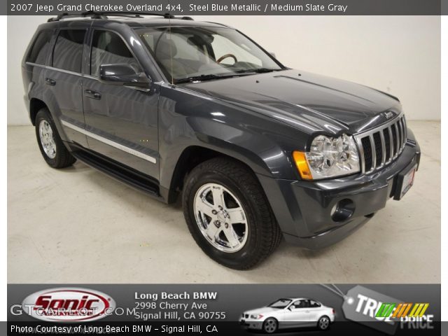 2007 Jeep Grand Cherokee Overland 4x4 in Steel Blue Metallic