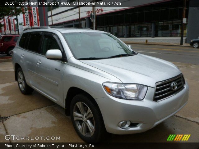 2010 Toyota Highlander Sport 4WD in Classic Silver Metallic