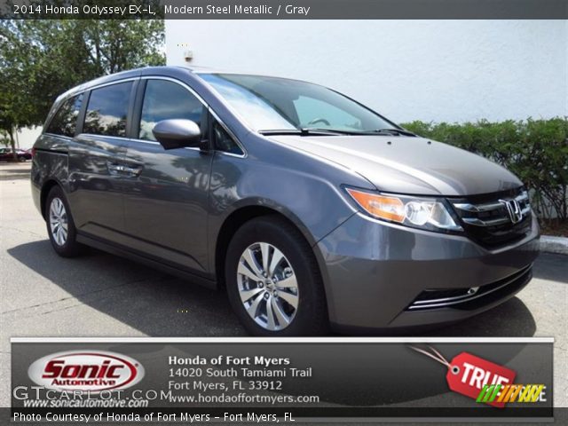 2014 Honda Odyssey EX-L in Modern Steel Metallic