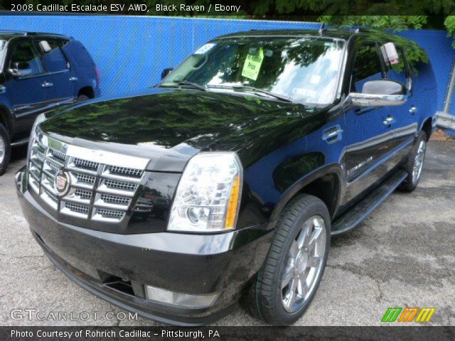 2008 Cadillac Escalade ESV AWD in Black Raven