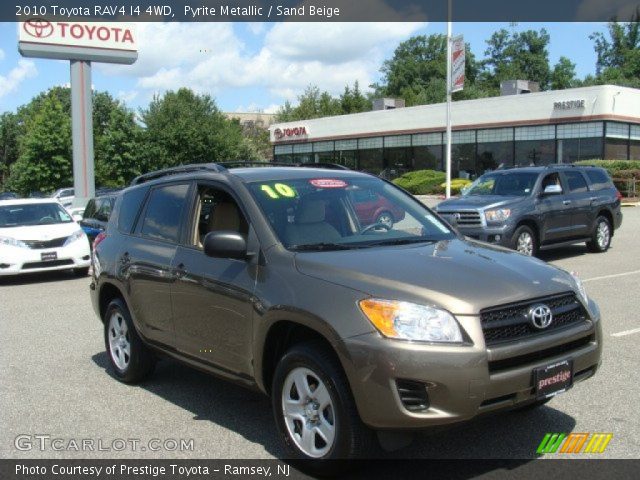 2010 Toyota RAV4 I4 4WD in Pyrite Metallic