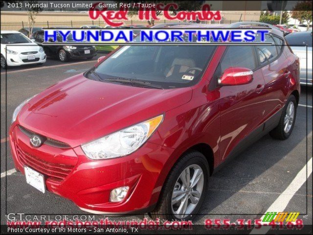 2013 Hyundai Tucson Limited in Garnet Red