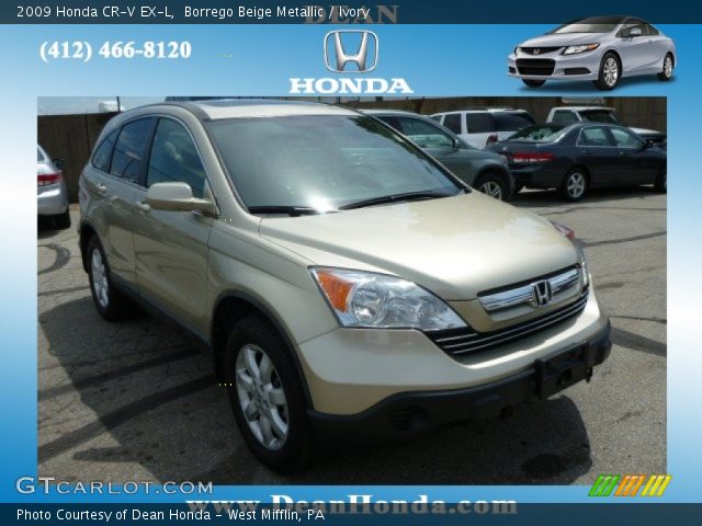 2009 Honda CR-V EX-L in Borrego Beige Metallic