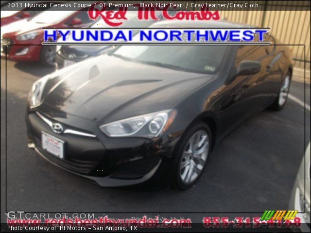 2013 Hyundai Genesis Coupe 2.0T Premium in Black Noir Pearl