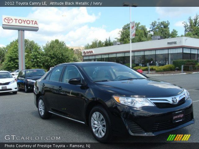 2012 Toyota Camry LE in Attitude Black Metallic