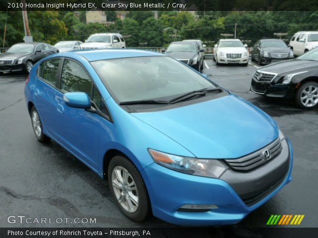 2010 Honda Insight Hybrid EX in Clear Sky Blue Metallic