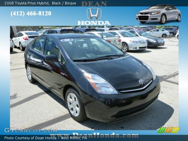 2008 Toyota Prius Hybrid in Black