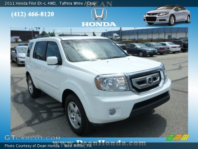 2011 Honda Pilot EX-L 4WD in Taffeta White