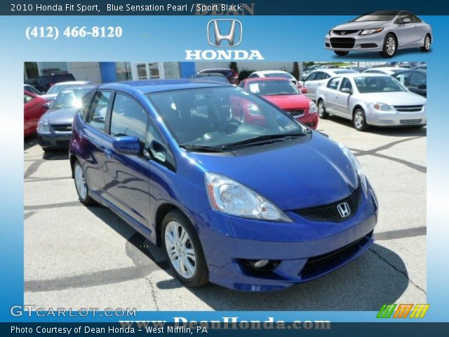 2010 Honda Fit Sport in Blue Sensation Pearl