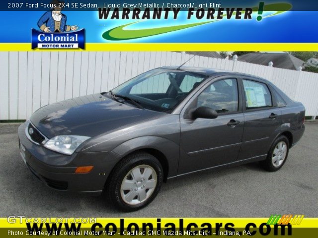 2007 Ford Focus ZX4 SE Sedan in Liquid Grey Metallic