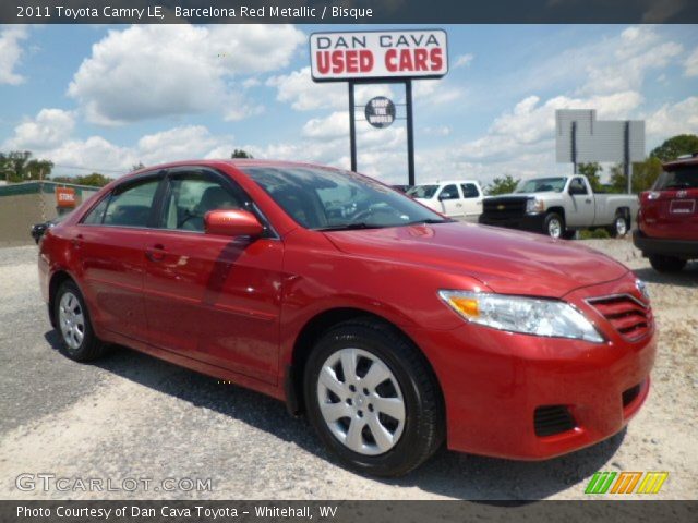 2011 Toyota Camry LE in Barcelona Red Metallic