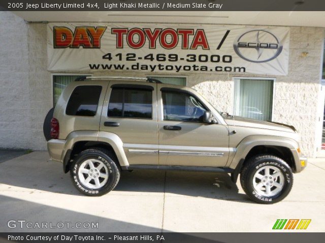 2005 Jeep Liberty Limited 4x4 in Light Khaki Metallic