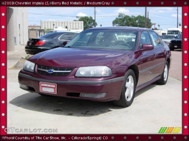 2003 Chevrolet Impala LS in Berry Red Metallic