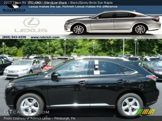 2013 Lexus RX 350 AWD in Stargazer Black