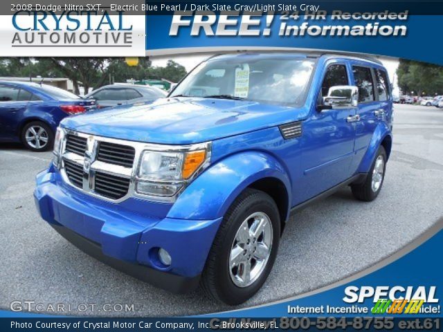 2008 Dodge Nitro SXT in Electric Blue Pearl