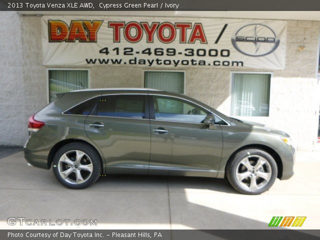 2013 Toyota Venza XLE AWD in Cypress Green Pearl