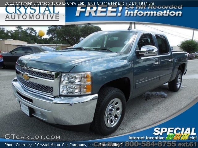 2012 Chevrolet Silverado 1500 LS Crew Cab in Blue Granite Metallic