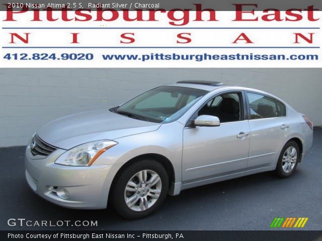 2010 Nissan Altima 2.5 S in Radiant Silver