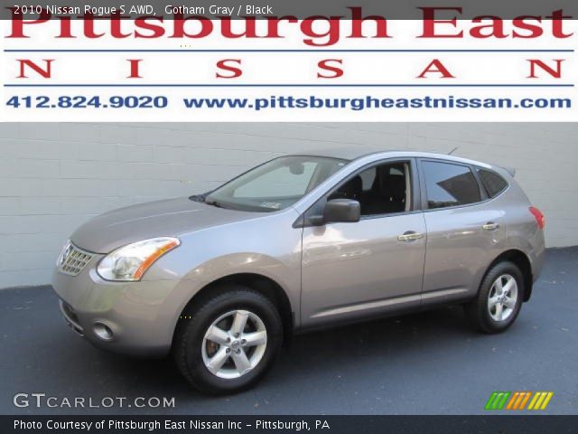2010 Nissan Rogue S AWD in Gotham Gray