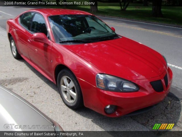 2008 Pontiac Grand Prix Sedan in Crimson Red