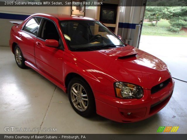 2005 Subaru Impreza WRX Sedan in San Remo Red