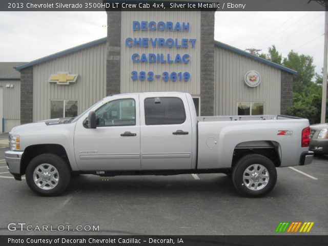 2013 Chevrolet Silverado 3500HD LT Crew Cab 4x4 in Silver Ice Metallic