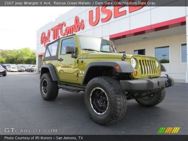2007 Jeep Wrangler X 4x4 in Rescue Green Metallic