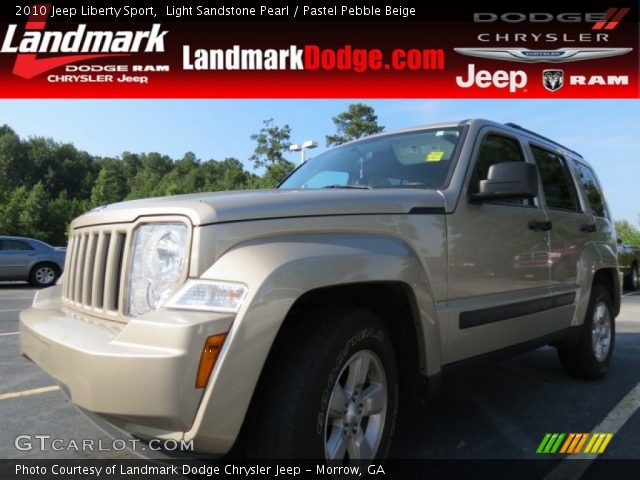 2010 Jeep Liberty Sport in Light Sandstone Pearl