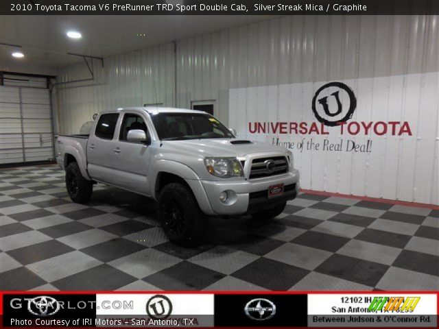 2010 Toyota Tacoma V6 PreRunner TRD Sport Double Cab in Silver Streak Mica