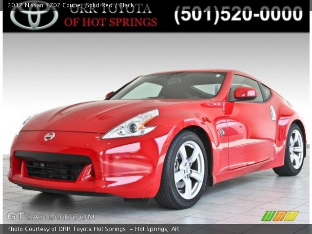 2012 Nissan 370Z Coupe in Solid Red
