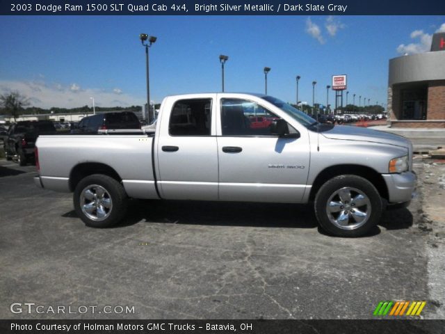 2003 Dodge Ram 1500 SLT Quad Cab 4x4 in Bright Silver Metallic