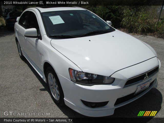 2010 Mitsubishi Lancer ES in Wicked White Metallic