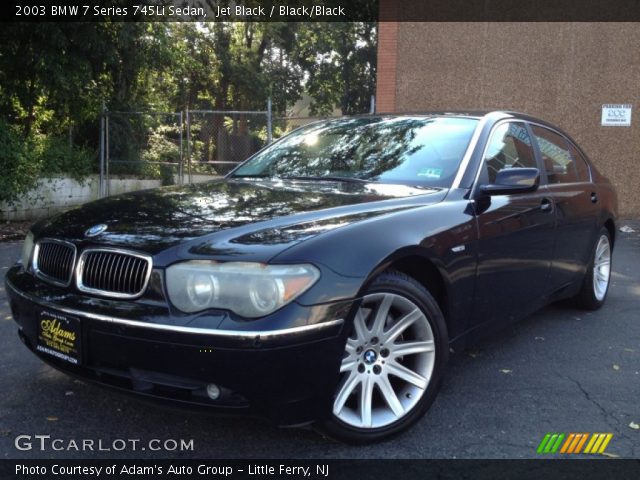 2003 BMW 7 Series 745Li Sedan in Jet Black