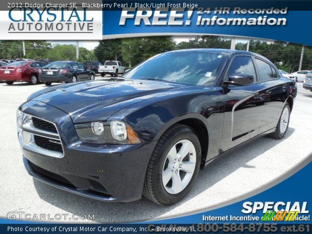 2012 Dodge Charger SE in Blackberry Pearl