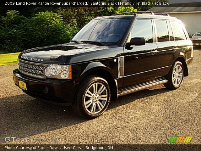 2009 Land Rover Range Rover Supercharged in Santorini Black Metallic