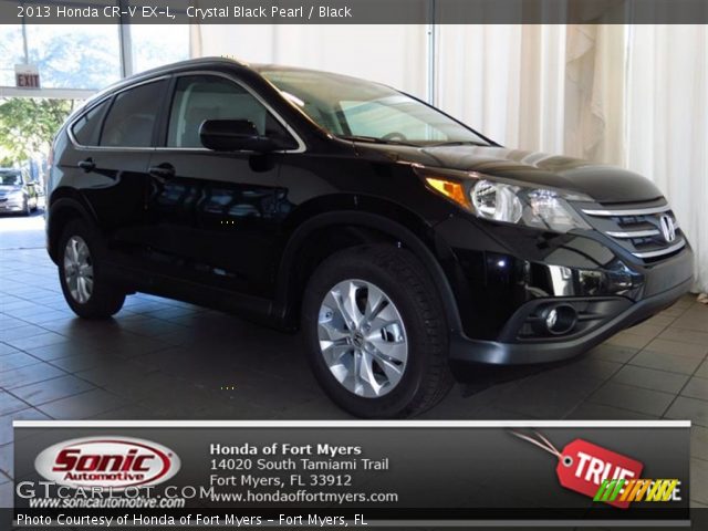 2013 Honda CR-V EX-L in Crystal Black Pearl