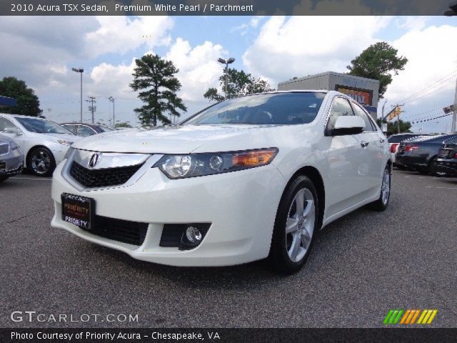 2010 Acura TSX Sedan in Premium White Pearl