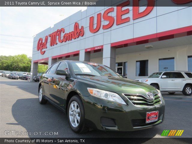 2011 Toyota Camry LE in Spruce Green Mica