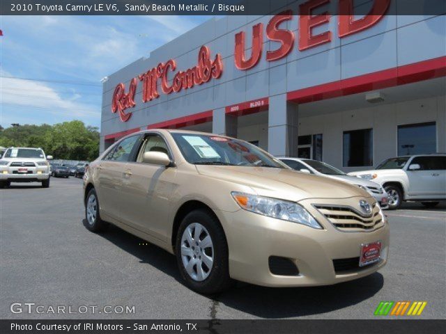 2010 Toyota Camry LE V6 in Sandy Beach Metallic