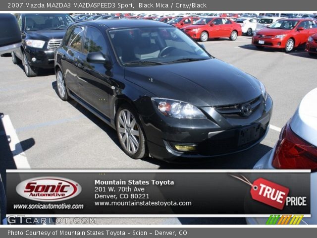 2007 Mazda MAZDA3 MAZDASPEED3 Sport in Black Mica
