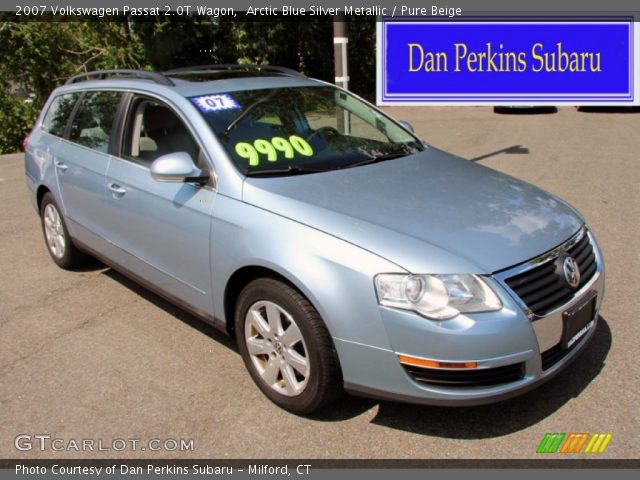 2007 Volkswagen Passat 2.0T Wagon in Arctic Blue Silver Metallic