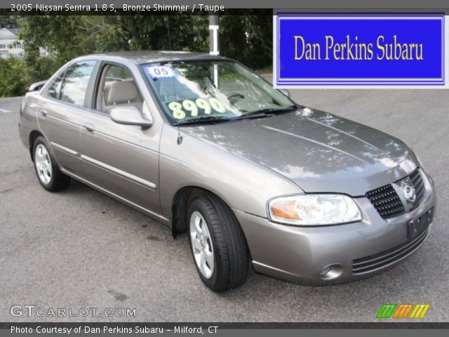 2005 Nissan Sentra 1.8 S in Bronze Shimmer