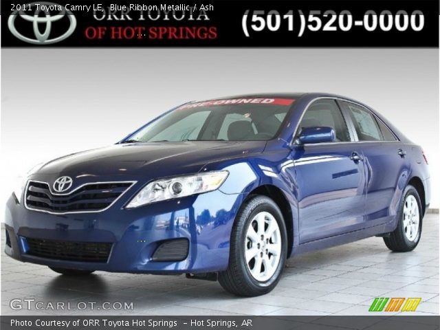 2011 Toyota Camry LE in Blue Ribbon Metallic