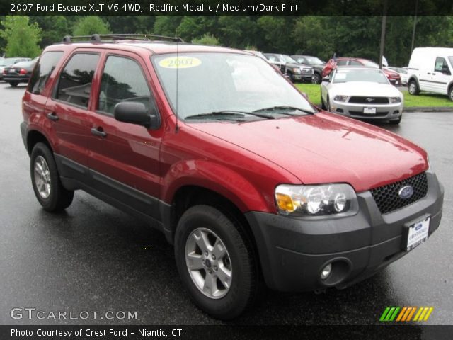 2007 Ford Escape XLT V6 4WD in Redfire Metallic