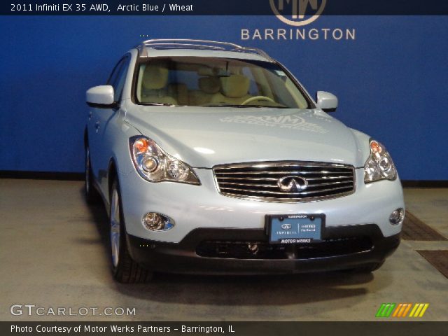 2011 Infiniti EX 35 AWD in Arctic Blue