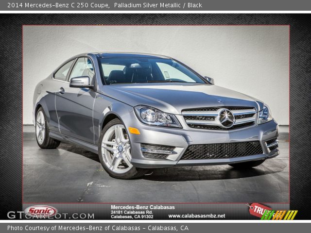 2014 Mercedes-Benz C 250 Coupe in Palladium Silver Metallic