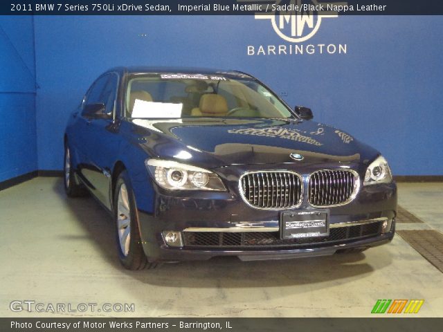 2011 BMW 7 Series 750Li xDrive Sedan in Imperial Blue Metallic