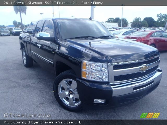 2011 Chevrolet Silverado 1500 LT Extended Cab in Black
